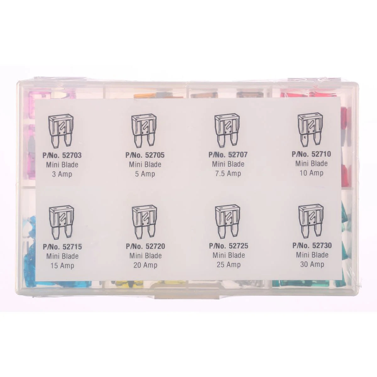 MINI BLADE FUSE ASSORTMENT Product Code :52016