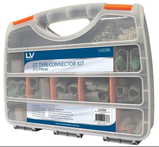 LV2206 DT Type Connector Kit 315 PCS Includes Crimping Tool #16