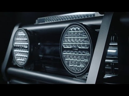 RDL6900S Roadvision LED Driving Light 9in Stealth 9-32V 34x3W <142W <10485lm TMT Spot Beam + Halo Ring S9